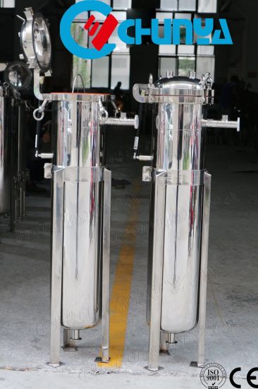 Filtro de bolsa de entrada lateral para purificación de agua comercial